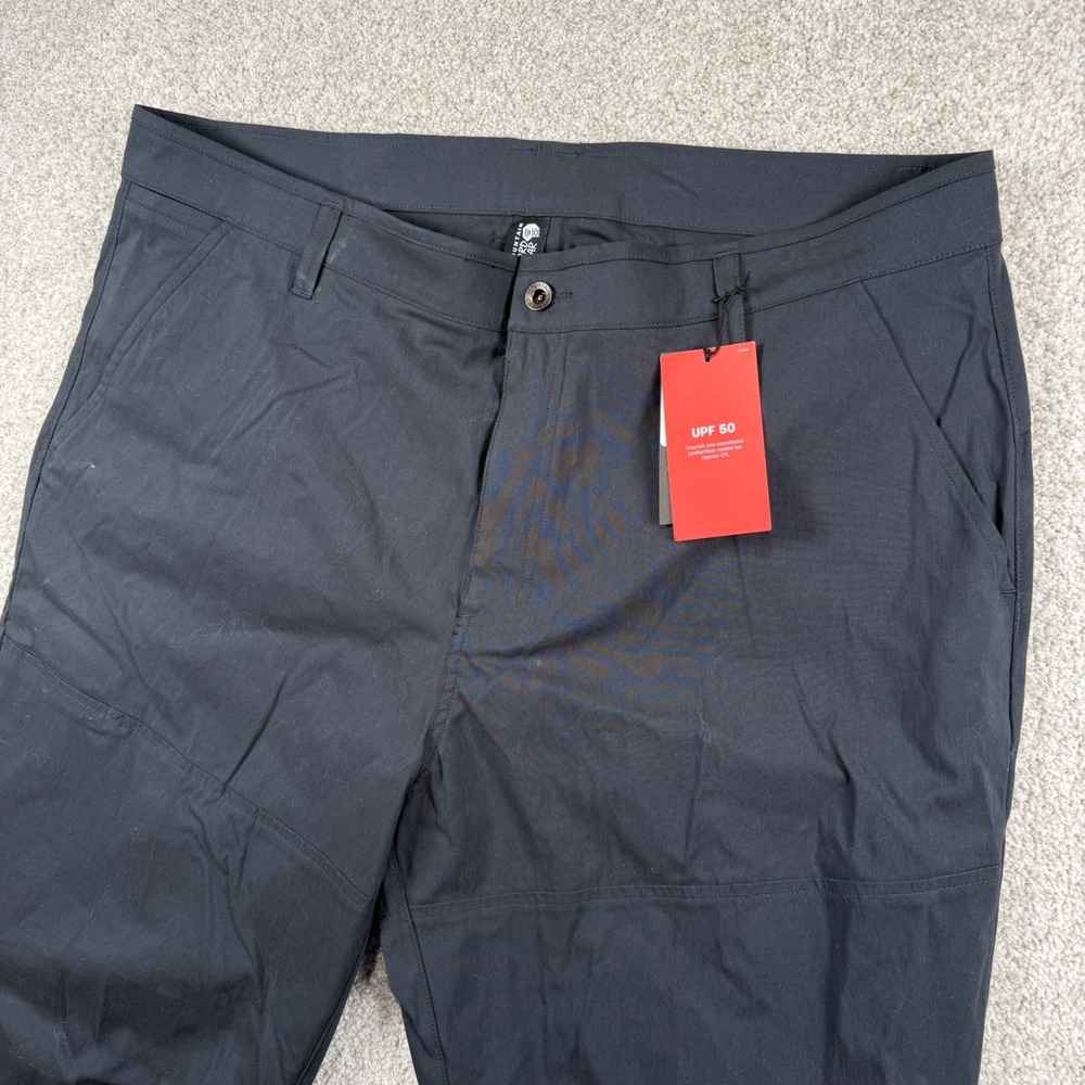 Mountain Hardwear AP Pant Mens 42x32 Black UPF 50 Outdoor Hiking OM0827-004 - Picture 1 of 6